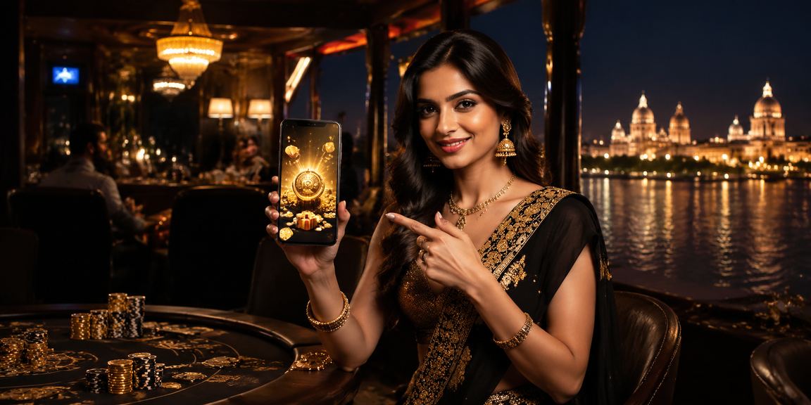 Person using mobile device for secure online transactions in India